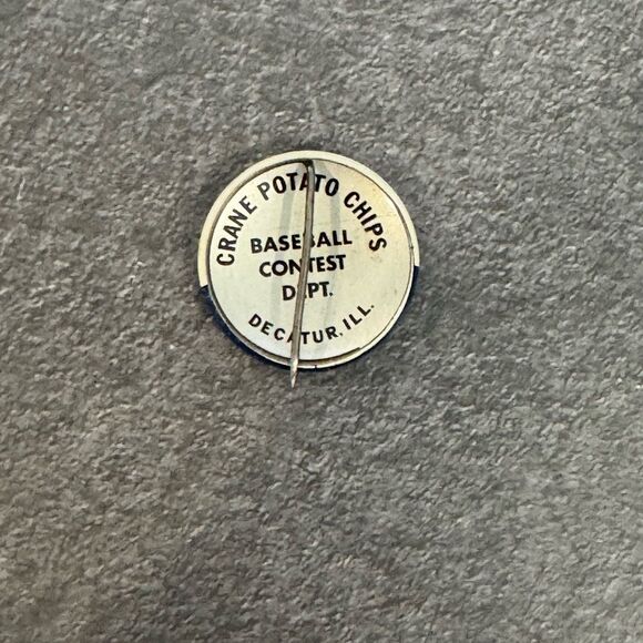 Vintage 1960’s Crane Potato Chips Philadelphia Phillies Collectible Pin MLB - Picture 2 of 3